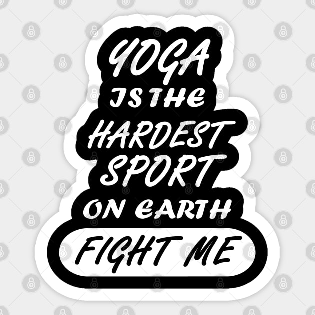 Yoga Girls Handstand Turner Children Gift Sticker by FindYourFavouriteDesign